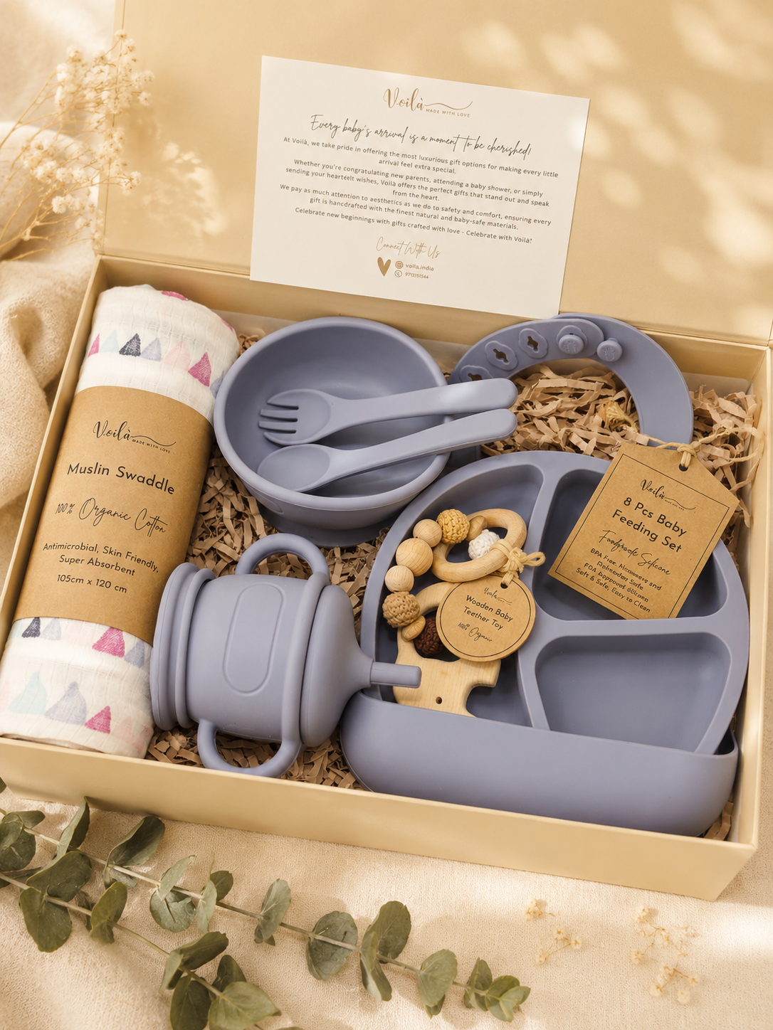 Little Muncher- Blue Feeding Hamper