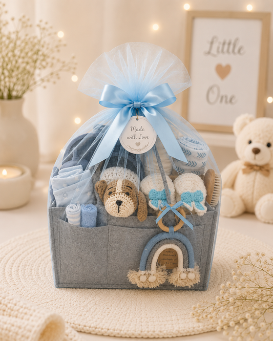 Blue Dreams Diaper Caddy
