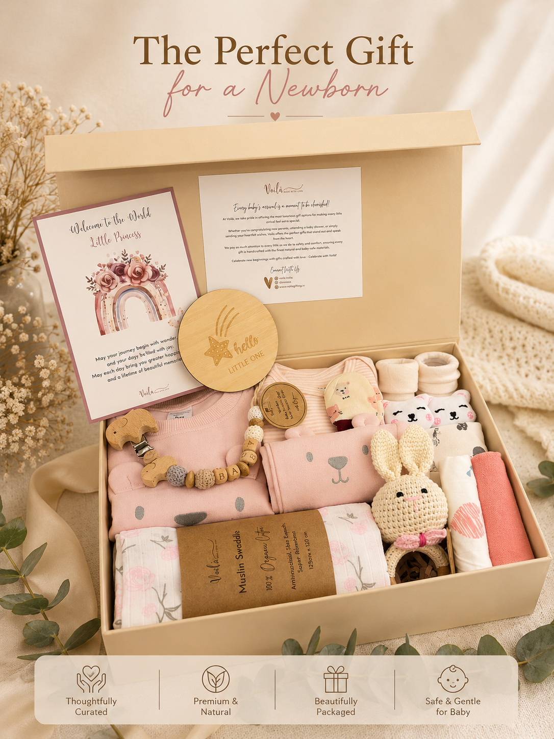 Rosy Dreams Baby Hamper