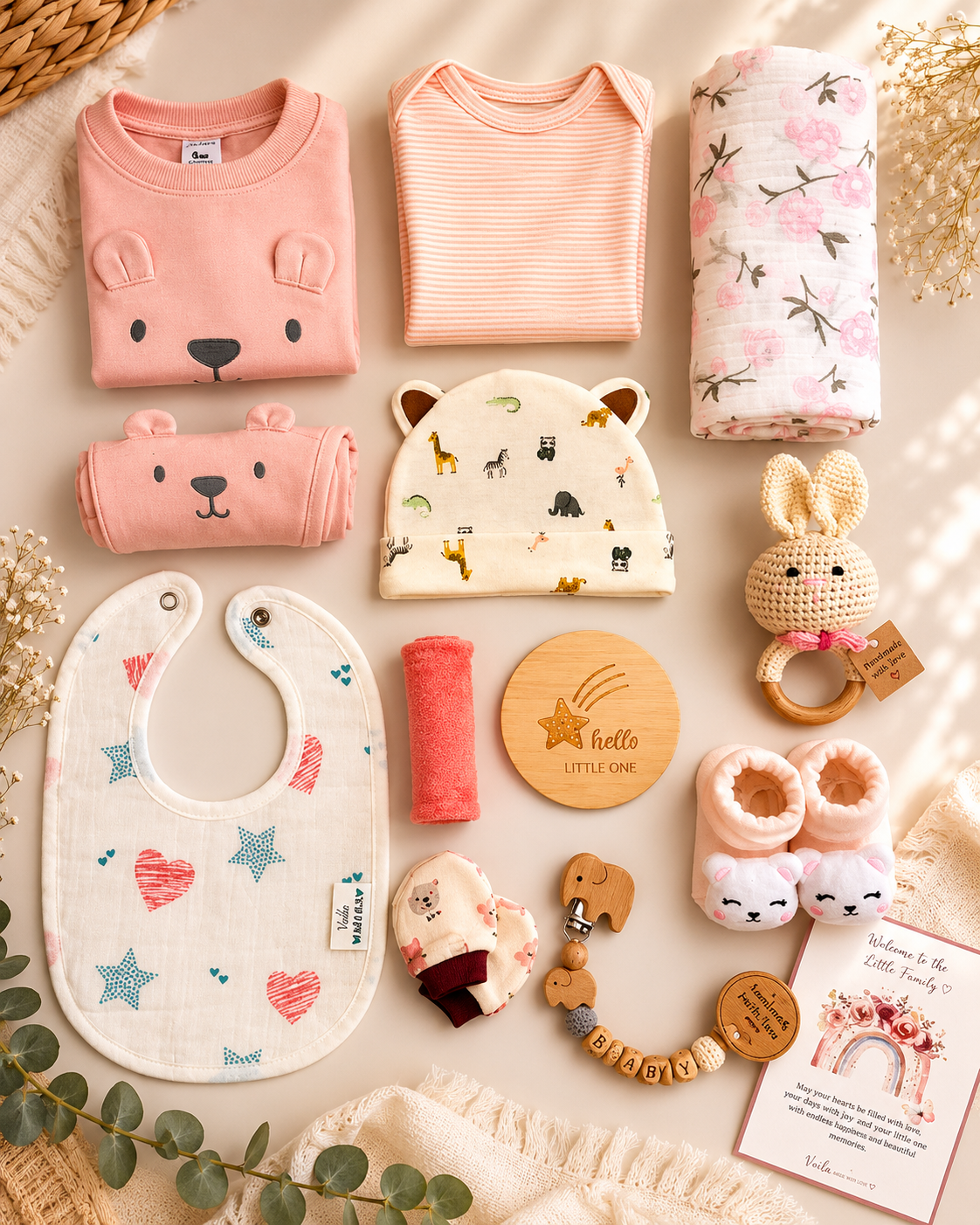 Rosy Dreams Baby Hamper